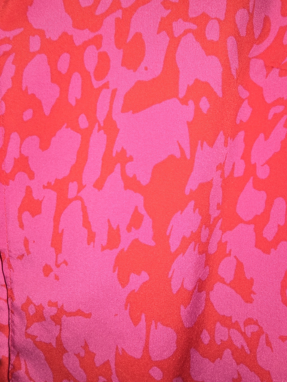 SHEIN Pink & Fuchsia Abstract Button-Front Blouse - Picture 2 of 4
